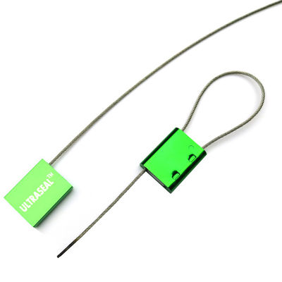알루미늄 합금 1.5mm 트럭 컨테이너 문 보안 케이블 밀봉 레이저 인쇄