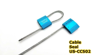 높은 보안 강철 와이어 케이블 씰 컨테이너 잠금 장치