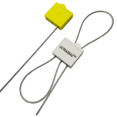 2.0mm 케이블 지름 ISO 17712 테스트 한 번 사용 가능한 듀플 잠금 플라스틱 금속 케이블 봉쇄
