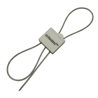 2.0mm 케이블 지름 ISO 17712 테스트 한 번 사용 가능한 듀플 잠금 플라스틱 금속 케이블 봉쇄