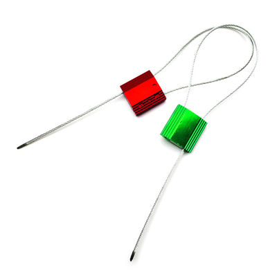 US-CC182 훼손 방지 당겨 튼튼한 알루미늄 컨테이너 보안 케이블 봉인 1.8mm 케이블