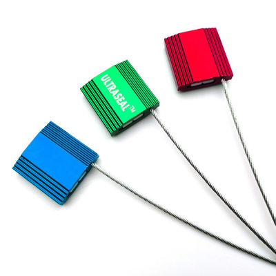 US-CC182 훼손 방지 당겨 튼튼한 알루미늄 컨테이너 보안 케이블 봉인 1.8mm 케이블