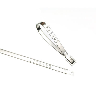 ISO 17712 인증 금속 띠 봉인 안전 변조 방지 118 mm 전체 길이가