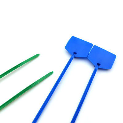 120mm 220mm 자기 잠금 표시기 태그 케이블 타이프 플라스틱 지프 나일론 밀봉 태그