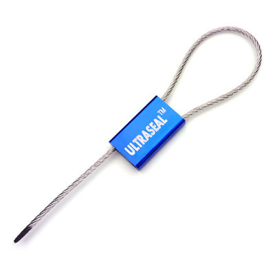당기는 단단한 잠금 메커니즘 컨테이너 철 전선을 위한 미니 케이블 보안 봉인 1.8mm