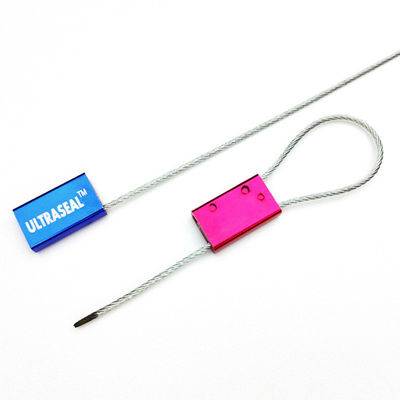 당기는 단단한 잠금 메커니즘 컨테이너 철 전선을 위한 미니 케이블 보안 봉인 1.8mm