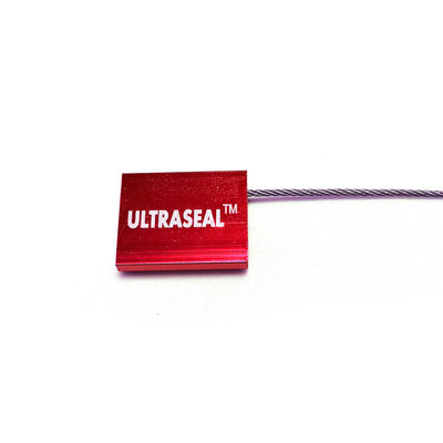 알루미늄 합금 1.5mm 트럭 컨테이너 문 보안 케이블 밀봉 레이저 인쇄