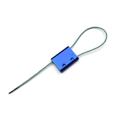 알루미늄 합금 1.5mm 트럭 컨테이너 문 보안 케이블 밀봉 레이저 인쇄