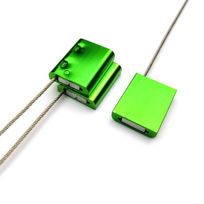 알루미늄 합금 1.5mm 트럭 컨테이너 문 보안 케이블 밀봉 레이저 인쇄