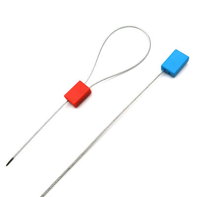 US-CC181C 컨테이너 트럭 보안 태그 변조 플라스틱 밀봉 오렌지 케이블 지름 1.8mm