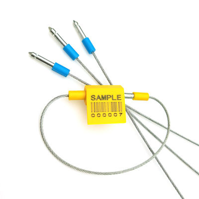 250*27.5*12.4mm 한 번 종료 고정 길이 열 금속 봉인 케이블 넥 봉인 ABS를 가진 플라스틱