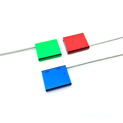 2.0mm 지름 레이저 인쇄 알루미늄 안전 케이블 컨테이너 유선 봉인