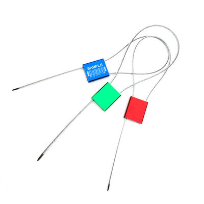2.0mm 지름 레이저 인쇄 알루미늄 안전 케이블 컨테이너 유선 봉인