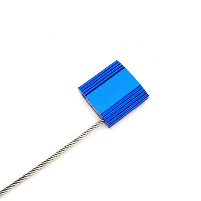 알루미늄 합금 진료 철선 안전 케이블 밀폐 표시 영역 26 * 26mm