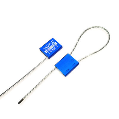 파란색 US-CC251 알루미늄 변조 방지 밀폐 컨테이너 금속 보안 당겨 밀폐 26*22*6mm