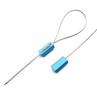 환경 친화적 ABS 일회용 당겨 단단한 1.8mm 헥사고널 보안 와이어 플라스틱 케이블 봉쇄