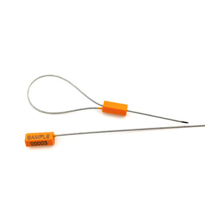 환경 친화적 ABS 일회용 당겨 단단한 1.8mm 헥사고널 보안 와이어 플라스틱 케이블 봉쇄