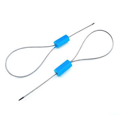 환경 친화적 ABS 일회용 당겨 단단한 1.8mm 헥사고널 보안 와이어 플라스틱 케이블 봉쇄