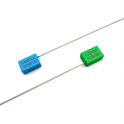 US-CC181C 컨테이너 트럭 보안 태그 변조 플라스틱 밀봉 오렌지 케이블 지름 1.8mm