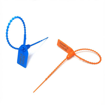 250*19*15.5mm 의류 레이저 / 핫 스탬프 인쇄용 플라스틱 보안 턴 봉인 태그