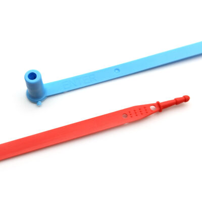 200mm 고정 길이 오렌지 플라스틱 반지 한 번 사용 안전 컨테이너 트럭 봉쇄