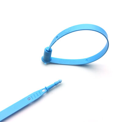 200mm 고정 길이 오렌지 플라스틱 반지 한 번 사용 안전 컨테이너 트럭 봉쇄