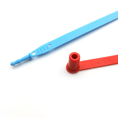 200mm 고정 길이 오렌지 플라스틱 반지 한 번 사용 안전 컨테이너 트럭 봉쇄