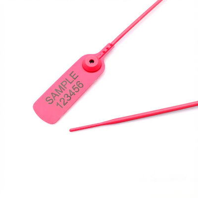 표시 영역 L 48*W 25mm US-PS400R 안내 보안 트럭 컨테이너 당겨 단단한 플라스틱 봉인 400*25*6.4 mm