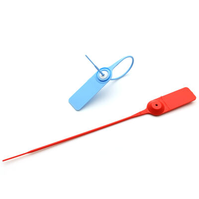 안전용 200mm 당겨 단단한 플라스틱 봉인 태그 백색 표시 및 레이저 / 뜨거운 스탬프 인쇄