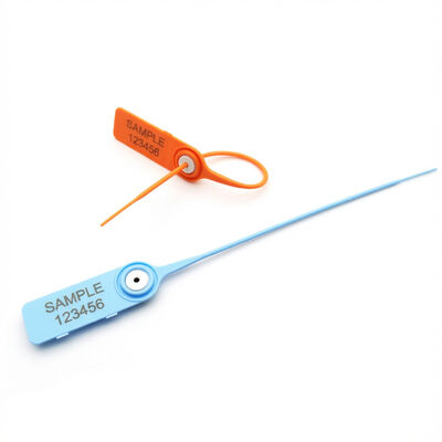 안전용 200mm 당겨 단단한 플라스틱 봉인 태그 백색 표시 및 레이저 / 뜨거운 스탬프 인쇄