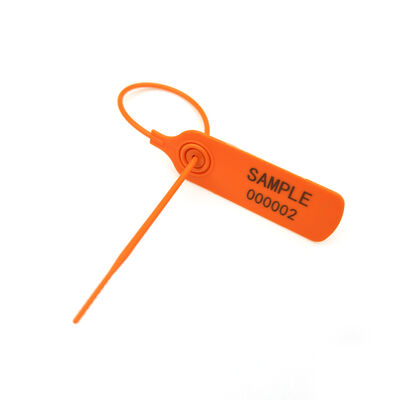 컨테이너 보안을 위한 맞춤형 300mm 당겨 밀착된 보안 봉인 태그 전체 길이는 300mm