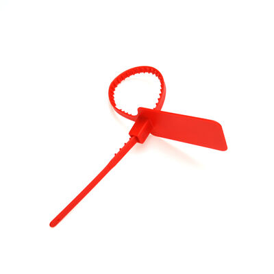 변조 방지용 대형 깃발 수하물 가방용 안전 플라스틱 봉인 표지 영역 L 49.5 * W 30mm