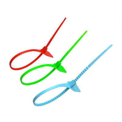 자체 잠금 PP 스트립 봉쇄 표시 영역 L 33 * W 25 mm 및 사용자 지정 플라스틱 태그